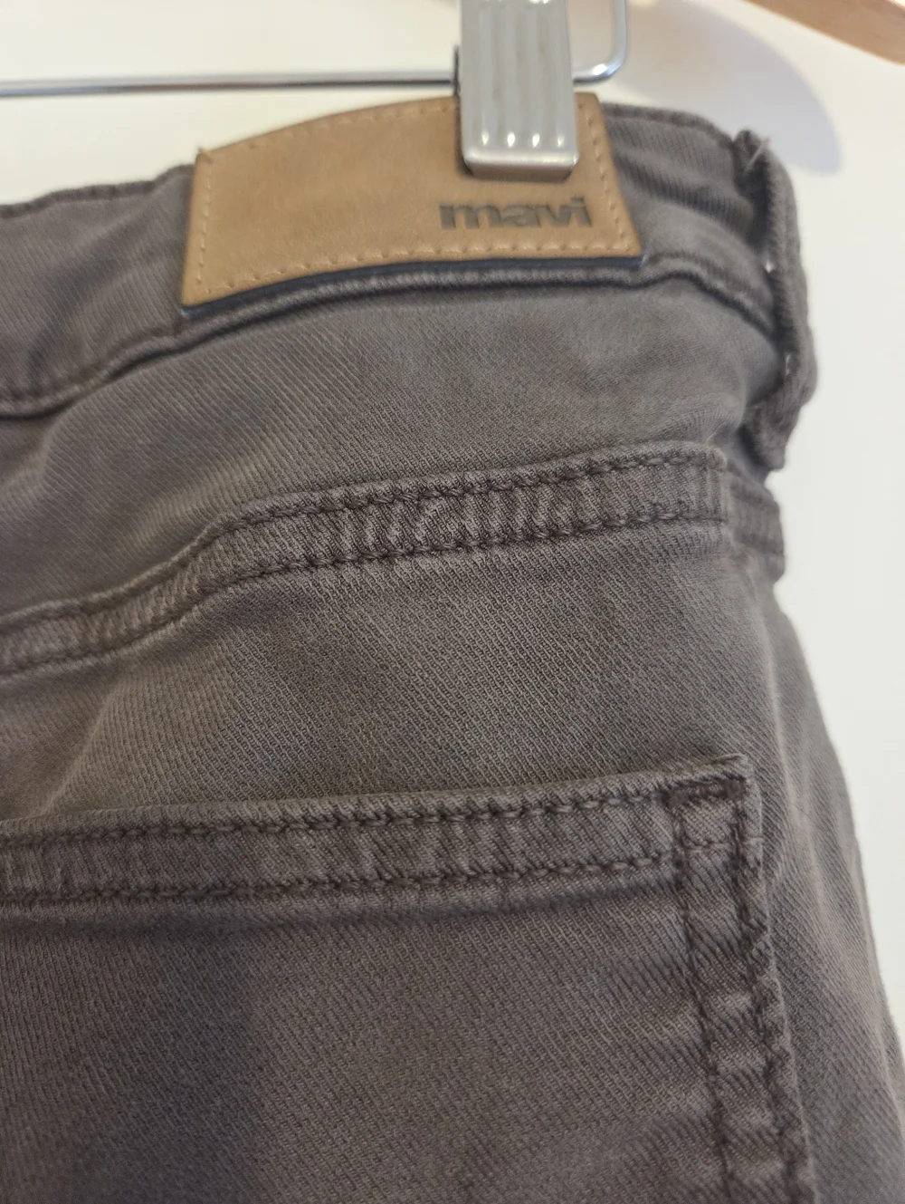 Mavi  Brown Alva High-Rise Straight Cargo Pants - Picture 6 of 13
